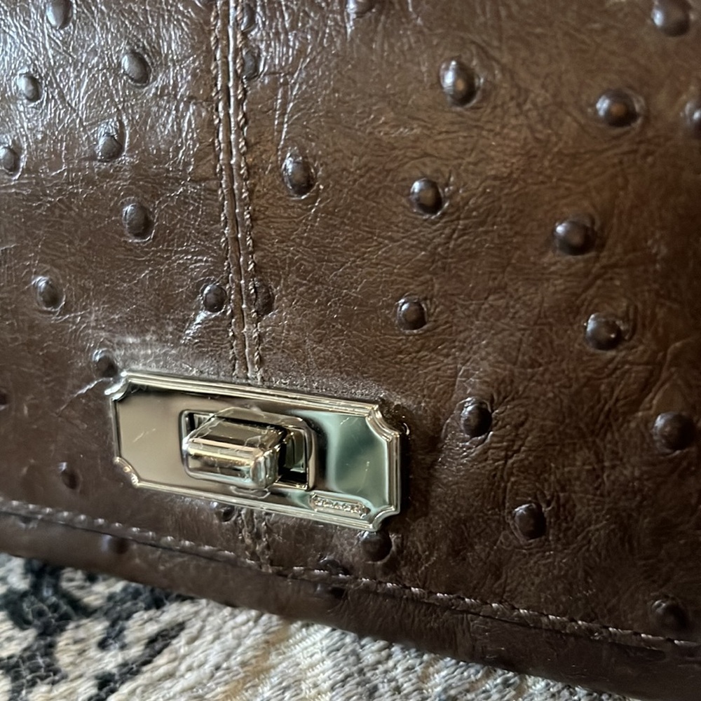 Coach Slim Soft Envelope Wallet Python Embossed L… - image 2